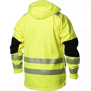 Hola Viz Chaquetas de trabajo industriales de alta visibilidad Impermeable Fluorescente Hivis Ropa DE SEGURIDAD lavable Logotipo reflectante - Product Image 3