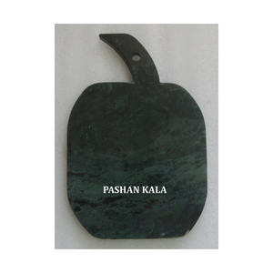 Planche à découper en marbre noir naturel de forme personnalisée Surface lisse et brillante Utilisation de la meilleure qualité pour la coupe de légumes dans la cuisine - Product Image 1