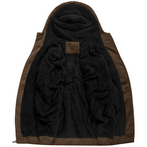 Sweat-shirts pour hommes avec designs personnalisés, impression en relief du logo, sweat-shirt surdimensionné de qualité supérieure, fermeture éclair intégrale, coton, sweat-shirts vierges pour hommes - Product Image 2