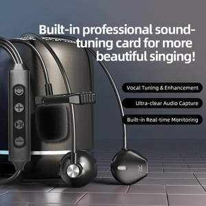 Micrófono Dinámico de Alta Calidad de Sonido, Auriculares para Karaoke con Interfaz Tipo-C, Cancelación de Ruido y Sonido Estéreo HD - Product Image 4