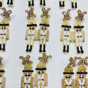 Handmade Bohemian Chic Summer <b>Stud</b> Earrings <b>for</b> Women Woven Tassel Beaded Fashion Jewelry Chic Design <b>for</b> Birthday Gifts - Product Image 1