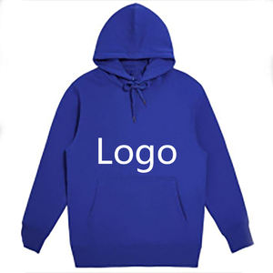 เสื้อฮู้ดผู้ชายผ้าคอตตอนผ้าโพลีเอสเตอร์มีฮู้ดระบายอากาศได้ดีพิมพ์โลโก้ที่เรียบง่ายเสื้อสวมหัว - Product Image 5