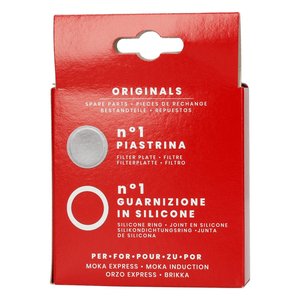 Juego de juntas y filtros de repuesto para cafetera Bialetti de 6 tazas, para Moka Express Induction Brikka - Product Image 5