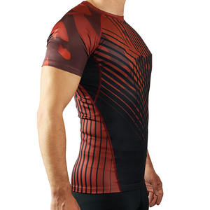 100% Premium Quality Rash Guard Customised Short Sleeve <b>for</b> <b>Men</b> Rash Guard Custom Quick Dry <b>Swim</b> Shirt <b>For</b> <b>Men</b> - Product Image 4