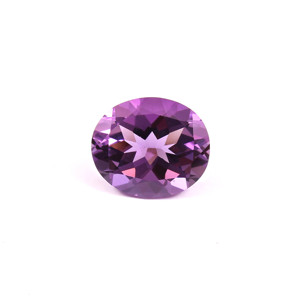 Améthyste brésilienne naturelle de qualité AAA 14x12 MM Quartz ovale pierre précieuse en vrac pour la fabrication de bijoux - Product Image 1