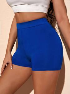 2024 nouveautés haute qualité femmes Shorts de sport respirant Polyester coton taille haute pour la course Fitness sport plage décontracté - Product Image 6