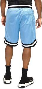 100% Polyester personnalisé Gym basket-ball Shorts Double couche entrejambe rue poches haute été sublimé solide motif écologique - Product Image 3