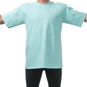 Camisetas de fitness para gimnasio para hombre, verano, cuello redondo, manga corta, algodón, fibra de bambú, diseño de sublimación de Hip Hop tejido de Pakistán - Product Image 6