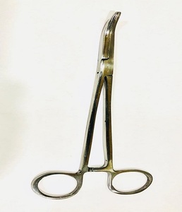 Pinzas curvas profesionales de acero inoxidable de 8 pulgadas, herramienta de extracción de anzuelos precisa y duradera, alicates de pesca con caña de carpa gruesa - Product Image 1