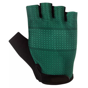 Guantes de nailon de medio dedo para hombre y mujer, unisex, con palma de gamuza y relleno de gel de sílice para ciclismo, entrenamiento y ciclismo - Product Image 1