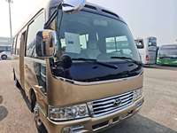 Diesel Coaster Bekas Berkualitas Tinggi Original Setir Kiri Model 2022 Transmisi Manual 5 Percepatan 20-30 Kursi Kondisi Kerja Prima
