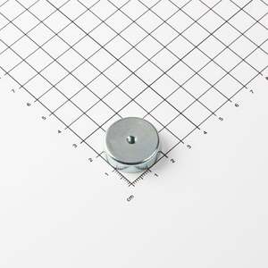 Gripper piatto in ferrite con filettatura interna Ø25x7mm - Product Image 1