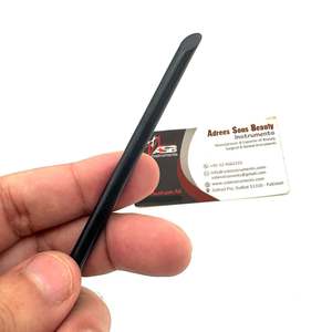 อุปกรณ์ทำเล็บแบบสแตนเลสทนทานเคลือบด้านสีดำอุปกรณ์ทำเล็บมือกำจัดหนังที่ตายแล้วหนังกำพร้าออกแบบโลโก้ได้ตามต้องการ - Product Image 2