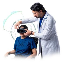 Gafas NeuroEquilibrium SVV para la Evaluación de la Función Vestibular y Otolith, Agudeza Visual Vertical Subjetiva, Interacuática, GN - Product Image 1