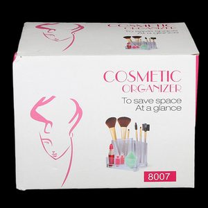 Acrylic Cosmetic <b>Makeup</b> Organizer Storage <b>Box</b> - White - Product Image 3