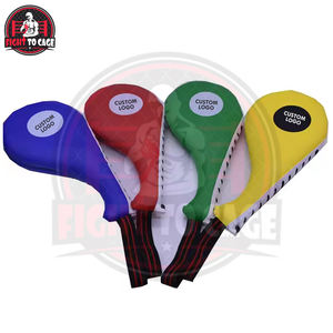 Cible de frappe en cuir et PVC de haute qualité pour le Taekwondo, écologique, pour l'entraînement aux arts martiaux et la boxe (vente en gros) - Product Image 4