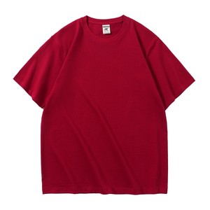 เสื้อยืดผ้าฝ้าย100% คุณภาพสูงสำหรับผู้ชายเสื้อคอกลมแขนสั้นเปิดไหล่รับน้ำหนักได้280 GSM - Product Image 4