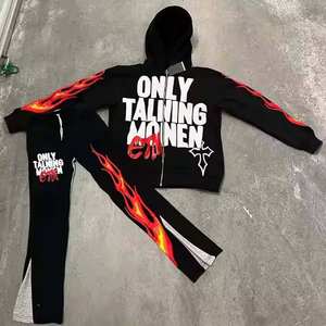 Venta al por mayor de alta calidad Streetwear sudaderas con capucha y chándales 100% algodón logotipo personalizado forro polar para unisex con colores personalizados - Product Image 6