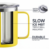 Bouteille d'eau en acier inoxydable de 12 oz avec logo personnalisé, isolée sous vide, anti-fuite, pour le sport et les voyages