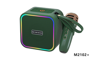 Máy Karaoke Bluetooth Loa Không Dây RGB LED Đầy Màu Sắc Ánh Sáng Ca Hát Loa Với Microphone M2102 + - Product Image 2