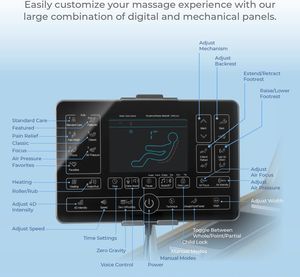 Silla de Masajes de Alta Calidad con Masajes Completos de Hombros, Detección de Tensión Muscular, Control de Voz Inteligente, Relajación y Comodidad - Product Image 4