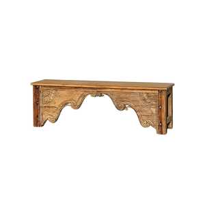 Solid Wood Handmade Carved <b>Table</b> Luxury Design for Living Room Entry Villa-Rustic Style with <b>Mirrored</b> Feature - Product Image 1