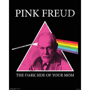 Póster Moderno de Estilo Rosa Freud, El Lado Oscuro de tu Mamá, Arte de Pared en Papel - Product Image 1
