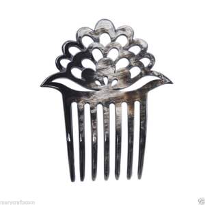 Regalo ecológico elegante Vintage cuerno de búfalo pelo horquilla pasadores y Clips cuerno pelo Stick características elegantes - Product Image 1