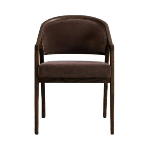 Silla de Comedor Moderna Tapizada en Tela y Madera para Oficina en Casa y Bar en Casa, Muebles de Dormitorio Interiores Hechos a Mano al por Mayor - Product Image 2