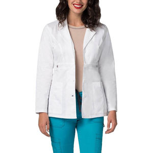 Blouse de médecin, blouse d'infirmière, blouse de laboratoire, manches respirantes intelligentes, doublure douce blanche, polyester/coton, détection des aiguilles, usage hospitalier - Product Image 1