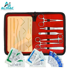 Kit d'outils de suture de pratique d'emballage personnalisé de haute qualité pour la formation de suture chirurgicale, instrument médical de kit de formation de compétences de suture - Product Image 4