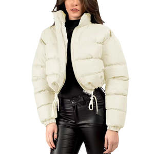 เสื้อแจ็คเก็ตพัฟเฟอร์ผู้หญิง ผ้าเนื้อนุ่ม น้ำหนักเบา ให้ความอบอุ่น เหมาะสำหรับการเดินทาง กิจกรรมกลางแจ้ง ชุดลำลอง ใส่ได้ทุกวัน และสไตล์สตรีท  เสื้อผ้าฤดูหนาว - Product Image 1