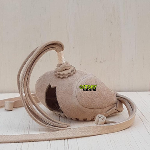 Vente chaude fauconnerie Hawking arabe capuche Qatar Style capuche en cuir véritable Qatri capuche avec bretelles en cuir - Product Image 2