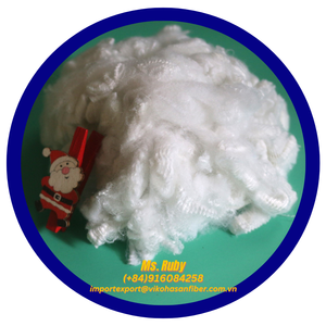 เส้นใยโพลีเอสเตอร์รีไซเคิล0.9D SD สีขาวแข็งแห้งรีไซเคิลรีไซเคิลจาก vikohasan PSF GRS ได้รับการรับรองสำหรับเส้นด้ายปั่น - Product Image 1