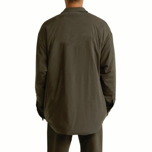 Quality <b>Mens</b> Plaid <b>Flannel</b> Shirts Thick <b>Jacket</b> Quilted Lined Long Sleeve Summer Shirt Cotton Coat with Pockets - Product Image 6