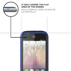 ฟิล์มกันรอยหน้าจอ ANTISHOCK สำหรับอุปกรณ์เสริมมือถือ ZTE Open Premium - Product Image 3