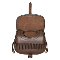 Pochette à munitions en cuir à 7 emplacements, sac à cartouches de chasse, accessoire de tir multifonctionnel pour homme, pour activités de plein air
