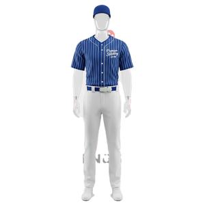 Uniforme de Béisbol de Moda, Conjunto Completo para Niños y Adultos, Nombres y Números Personalizados, 100% Poliéster - Product Image 1