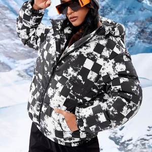 Chaqueta de Plumón Gruesa con Parches, Impermeable, para Mujer, Invierno, Personalizable, Venta Caliente - Product Image 5