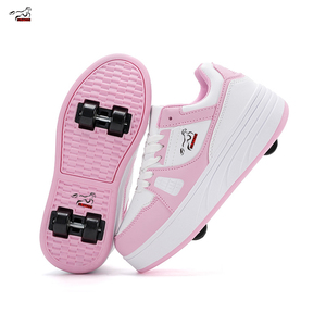Chaussures <span class=keywords><strong>de</strong></span> ski à roulettes pour enfants Mustang Fashion Style 1 roue, semelles en EVA, confortables, rose, chaussures <span class=keywords><strong>de</strong></span> sport pour la Turquie - Product Image 2