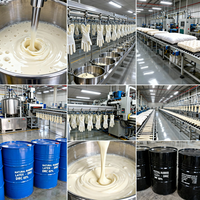 Latex de caoutchouc naturel MAL 60% DRC concentré à l'ammoniaque moyen pour la production de mousse, les adhésifs pour tapis et les revêtements