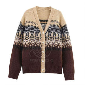 High Quality Winter Solid Casual <b>Women</b> <b>Cardigan</b> Sweater Soft Touch Knitted Breathable Vintage <b>Long</b> Sleeve Elegant Outerwear - Product Image 6