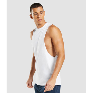 New Fashion Solid Sleeveless Sports Tank Top Custom <b>Men's</b> Basketball Running Training Fitness Gym Vests Shirt - Product Image 3