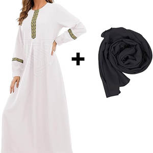 Fabricant OEM d'abaya personnalisée nouvelle dernière conception abaya maxi élégante pour femmes en taille adulte - Product Image 2