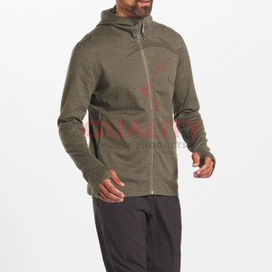 เสื้อฮู้ดมีซิปแบบลำลองสำหรับผู้ชายและผู้หญิงมีซับในเรียบแขนเสื้อและเหมาะสำหรับใส่ในเมืองหรือใส่อยู่บ้าน - Product Image 1