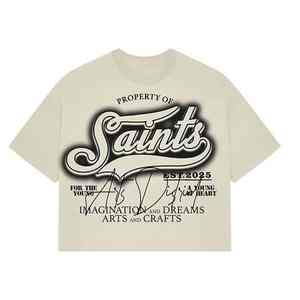 Heavyweight Men T Shirt Print 100% Cotton Blank Sports Gym Wear Cotton Oversized Printed Sublimation <b>Tshirt</b> - Product Image 5