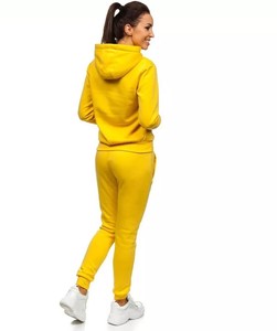 2023 logotipo personalizado señoras Jogger 2 piezas ropa de Fitness chándal Jogging deporte traje mujeres chándales pieza conjunto con capucha - Product Image 2