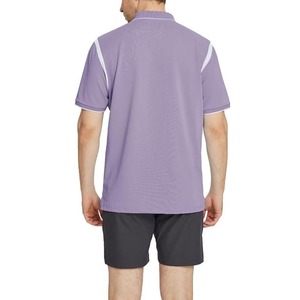 SIBRIN Factory Made Premium Quality Zipper Polo T-Shirt Logotipo personalizado Unisex Manga corta Golf Athletic Casual Camiseta con cuello - Product Image 3