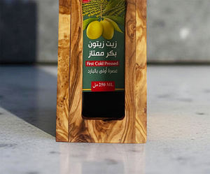 Caja de madera maciza de olivo para botellas, empaque premium para botellas de aceite de oliva - Product Image 6