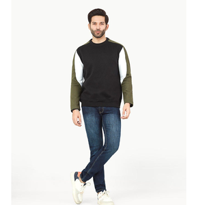 เสื้อสเวตเชิ้ตคอกลมผู้หญิงแบบสั่งทำพิเศษ หนัก 400GSM ทรงโอเวอร์ไซส์ ผ้าฝ้าย 100% บุขนแกะ สำหรับฤดูหนาว คุณภาพสูง พร้อมโลโก้ด้านหน้า - Product Image 5